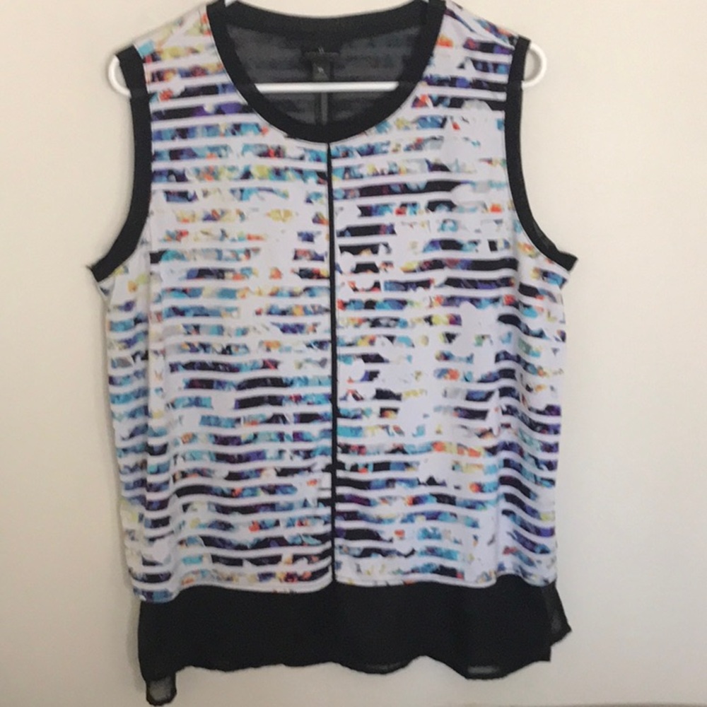 This cute and colorful top is an XL by Worthington.